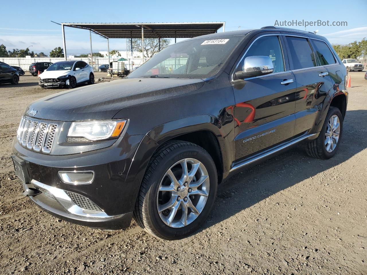 2014 Jeep Grand Cherokee Summit Black vin: 1C4RJFJG7EC356390