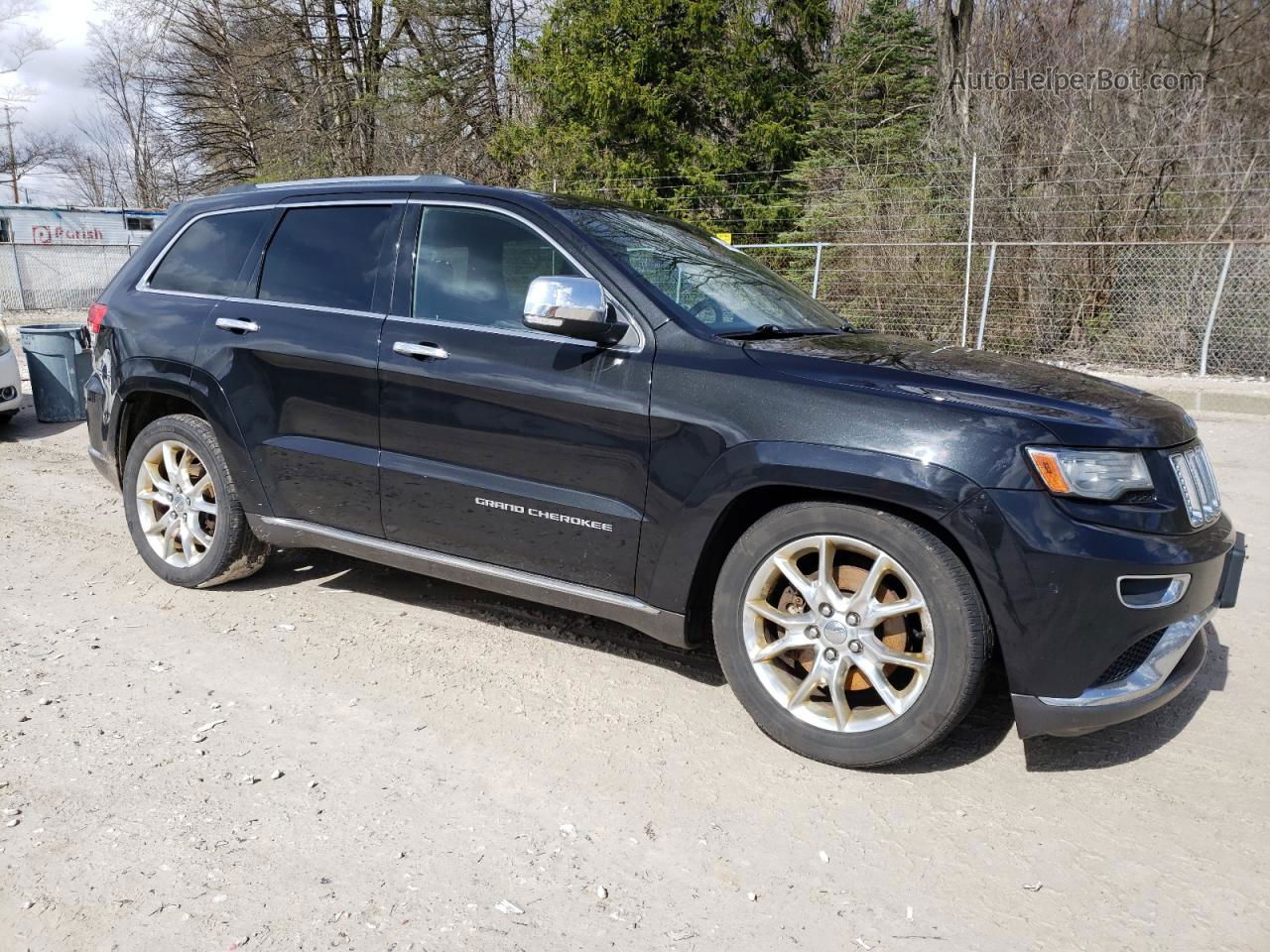 2014 Jeep Grand Cherokee Summit Black vin: 1C4RJFJT0EC252711