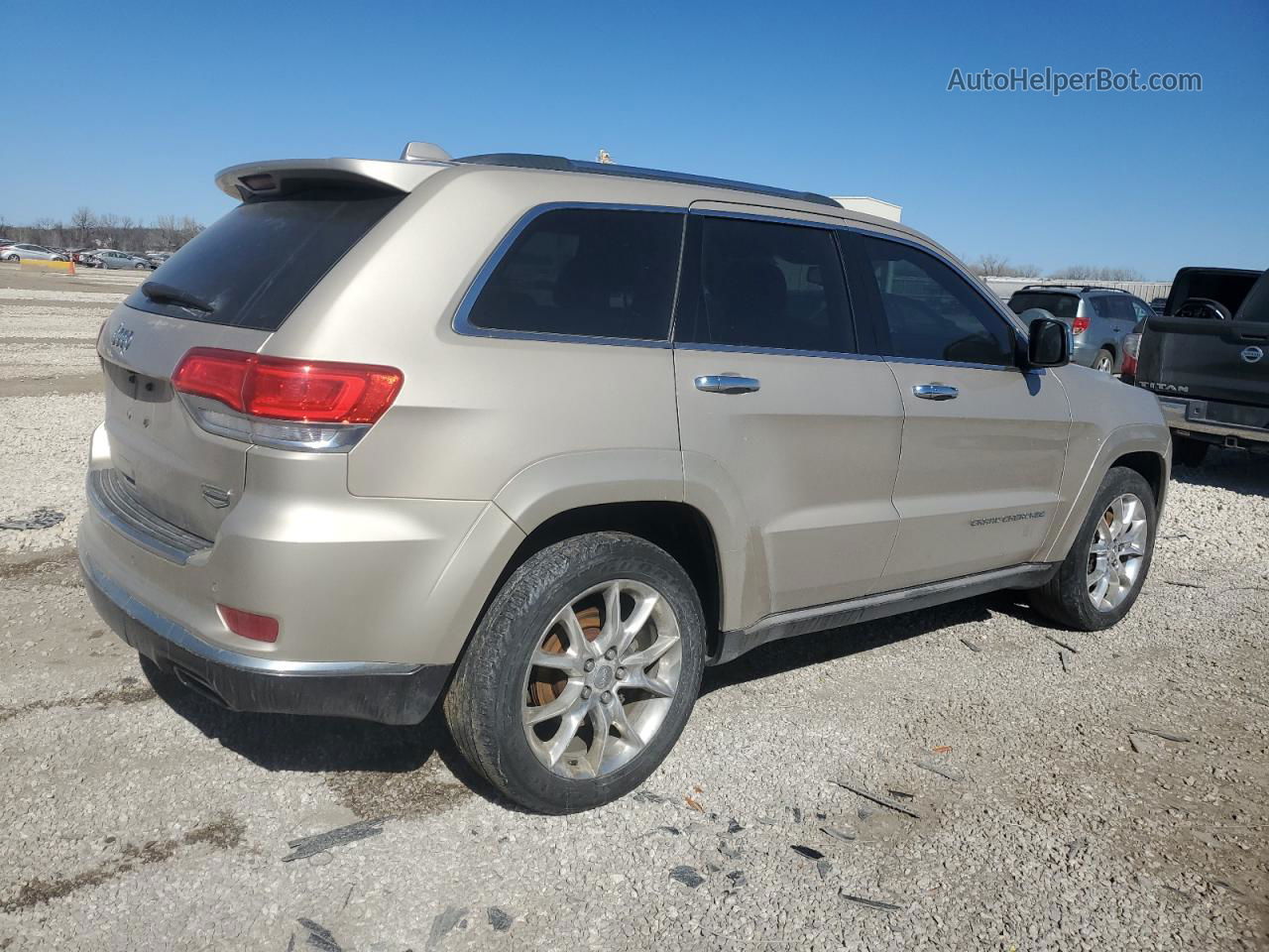 2014 Jeep Grand Cherokee Summit Gold vin: 1C4RJFJT0EC392922