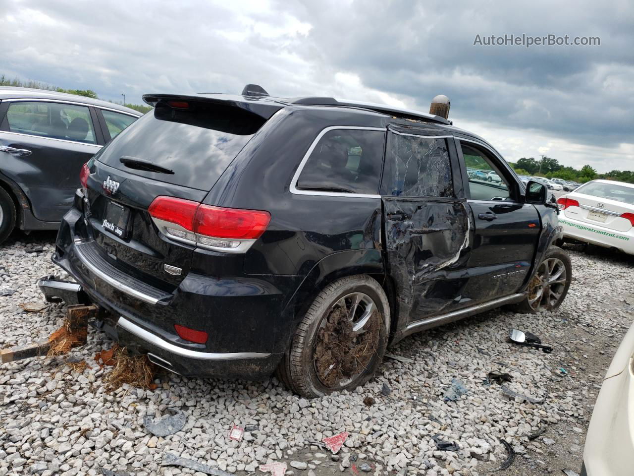 2021 Jeep Grand Cherokee Summit Черный vin: 1C4RJFJT2MC890473