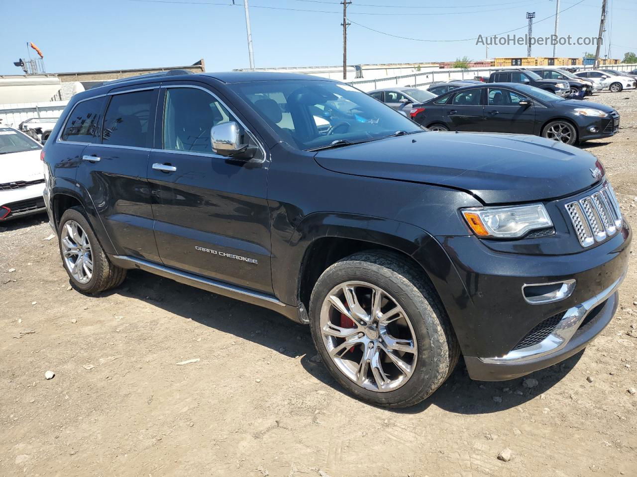 2014 Jeep Grand Cherokee Summit Black vin: 1C4RJFJT3EC445452