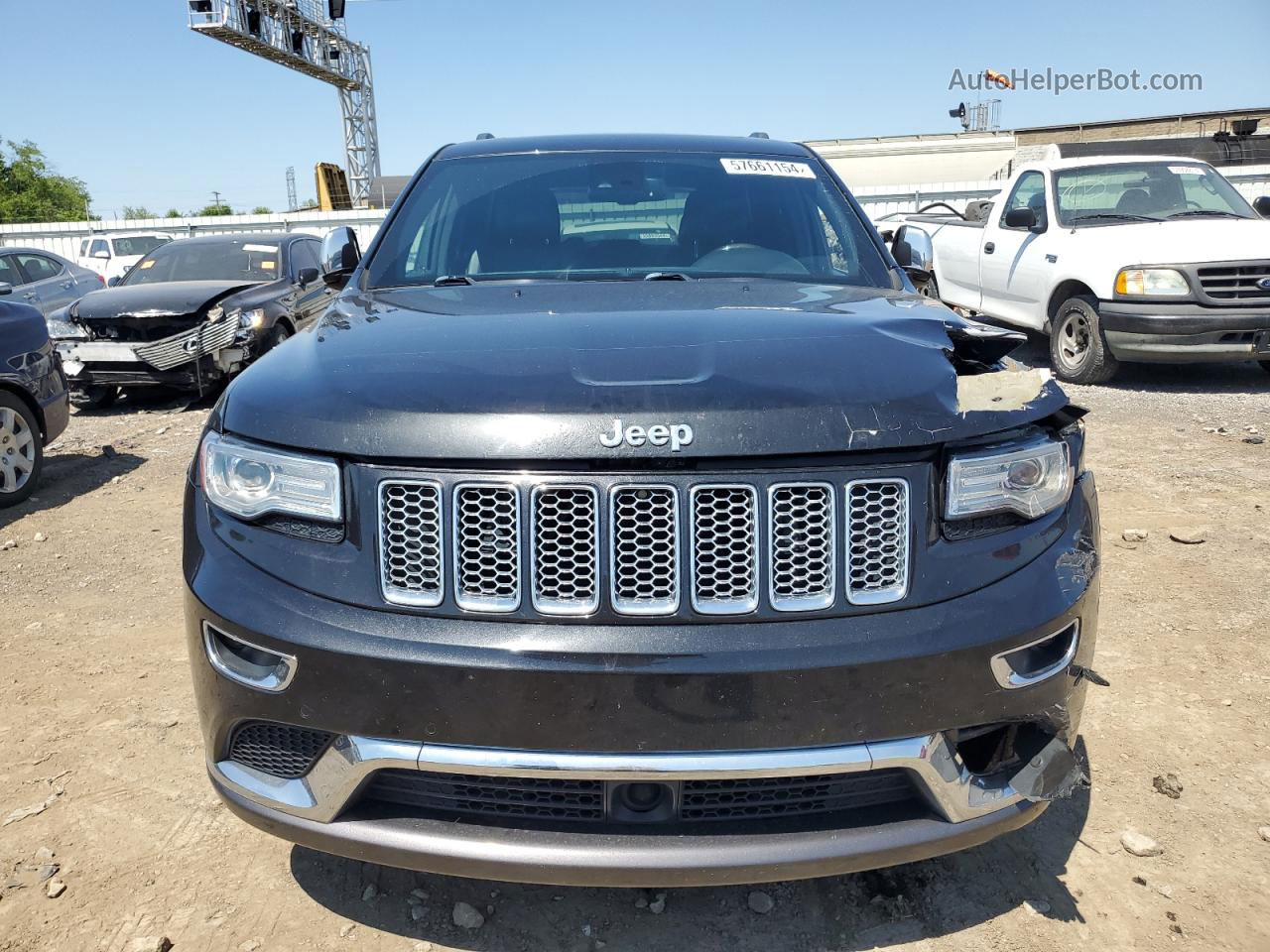 2014 Jeep Grand Cherokee Summit Черный vin: 1C4RJFJT3EC445452