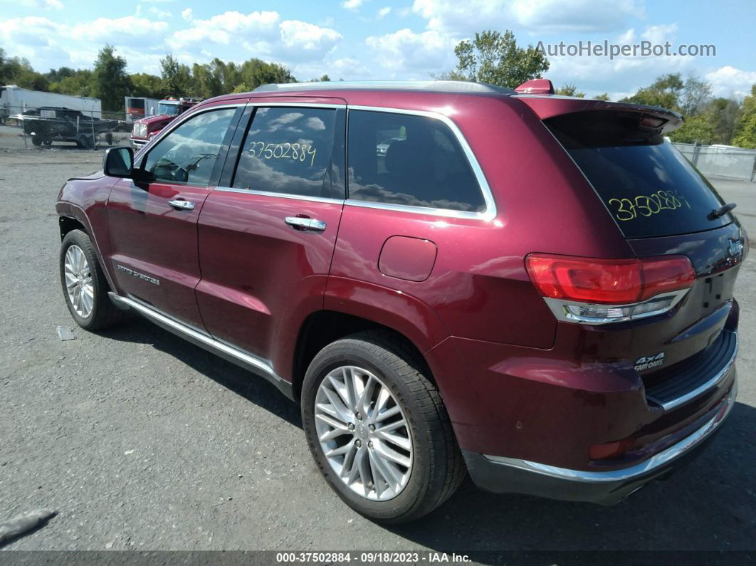 2017 Jeep Grand Cherokee Summit Maroon vin: 1C4RJFJT3HC742421