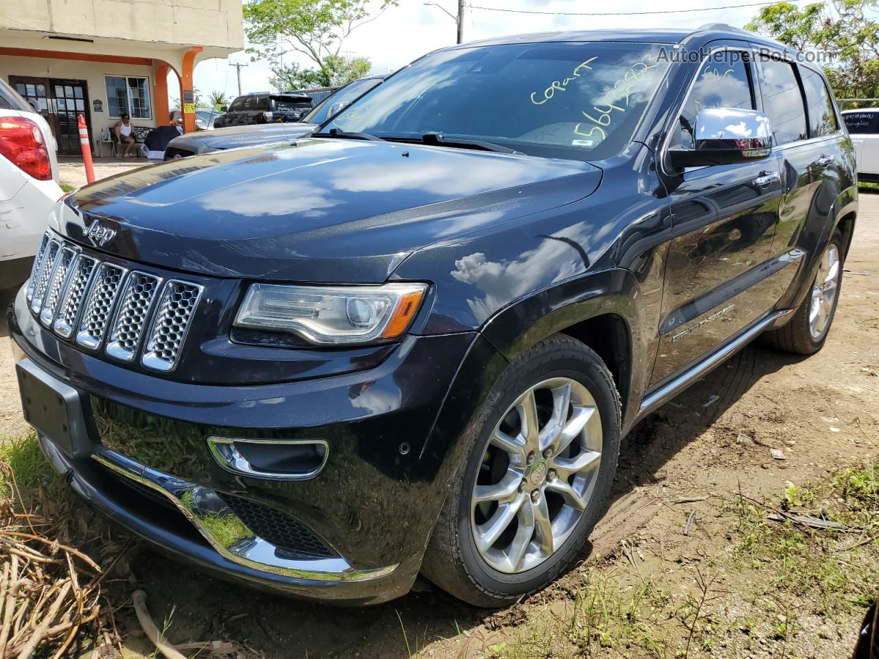 2014 Jeep Grand Cherokee Summit Черный vin: 1C4RJFJT4EC182940