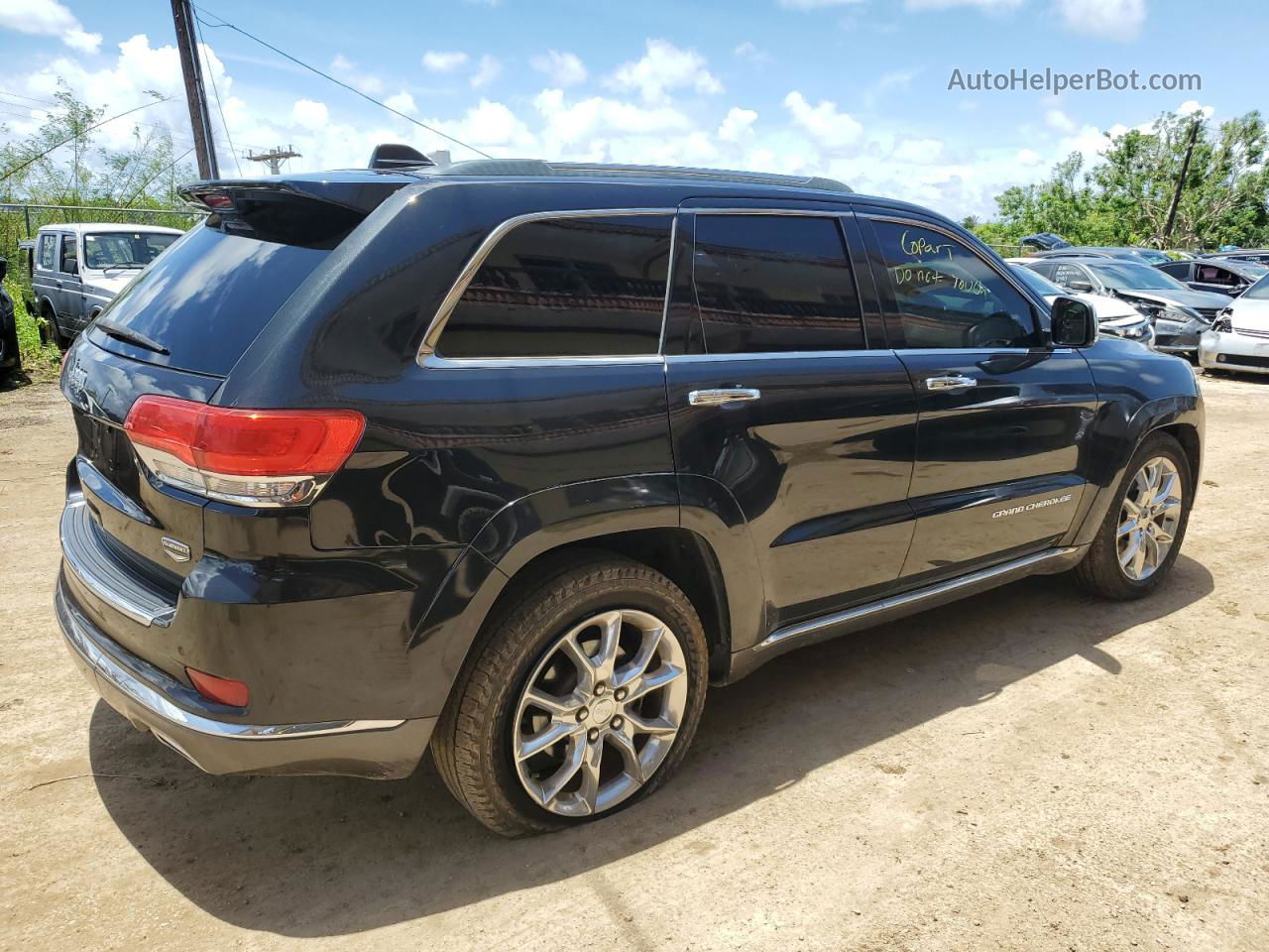 2014 Jeep Grand Cherokee Summit Black vin: 1C4RJFJT4EC182940