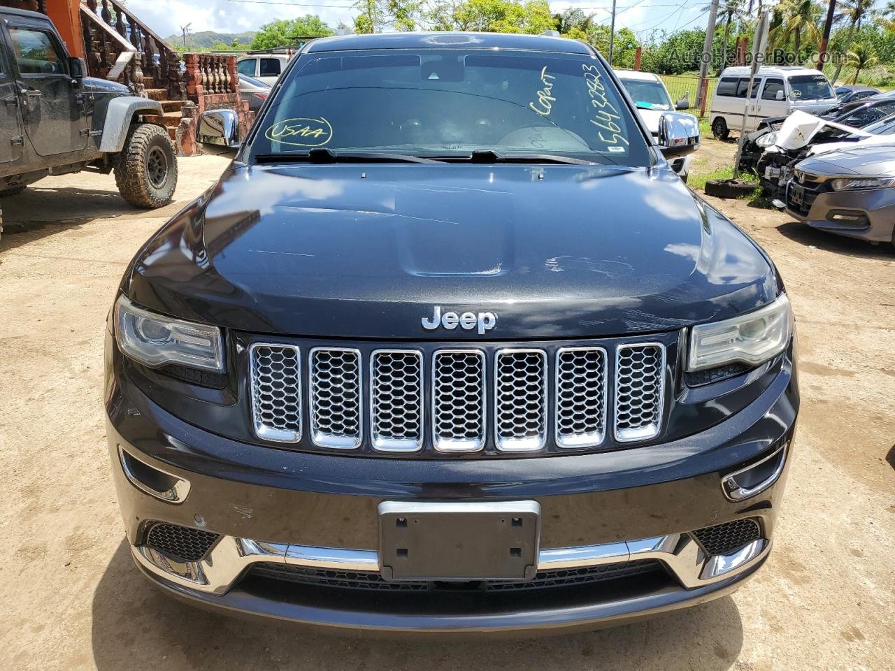 2014 Jeep Grand Cherokee Summit Черный vin: 1C4RJFJT4EC182940