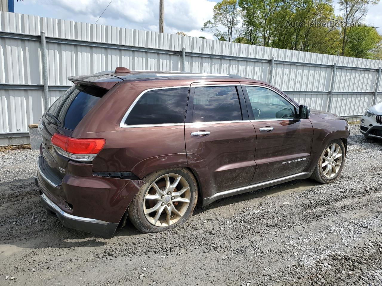 2014 Jeep Grand Cherokee Summit Brown vin: 1C4RJFJT4EC474717