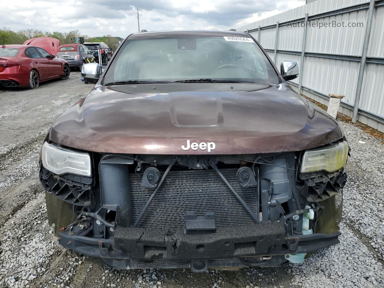 2014 Jeep Grand Cherokee Summit Brown vin: 1C4RJFJT4EC474717