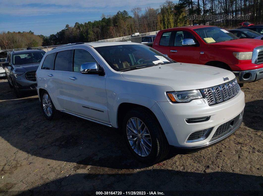 2017 Jeep Grand Cherokee Summit 4x4 White vin: 1C4RJFJT4HC815487