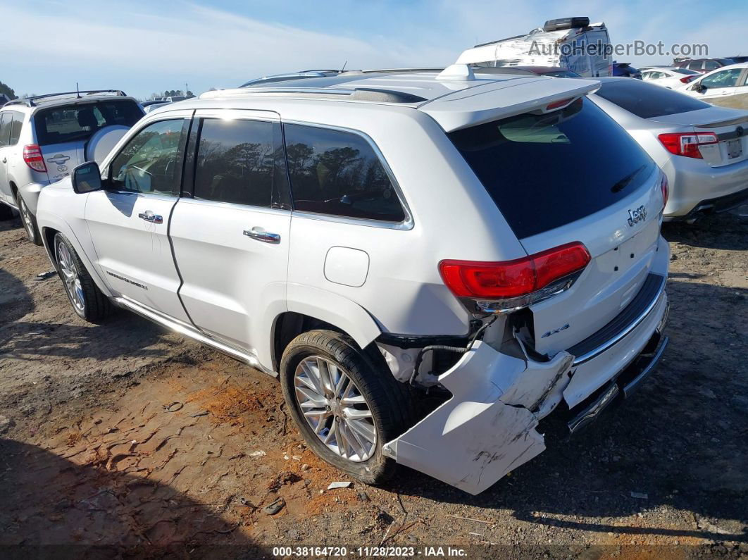 2017 Jeep Grand Cherokee Summit 4x4 White vin: 1C4RJFJT4HC815487