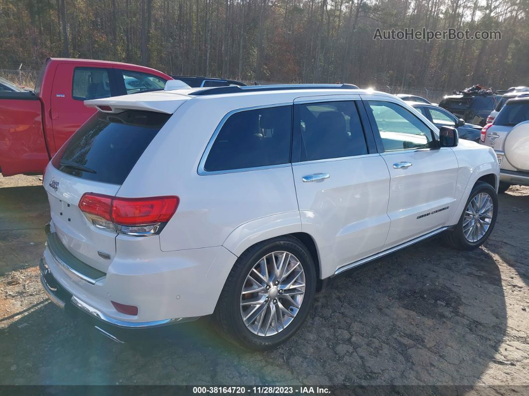 2017 Jeep Grand Cherokee Summit 4x4 White vin: 1C4RJFJT4HC815487