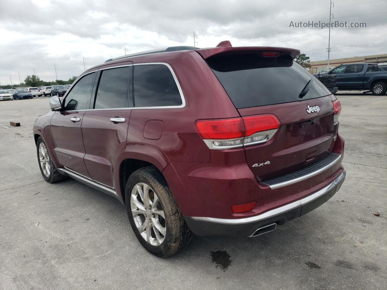 2019 Jeep Grand Cherokee Summit Red vin: 1C4RJFJT8KC753454