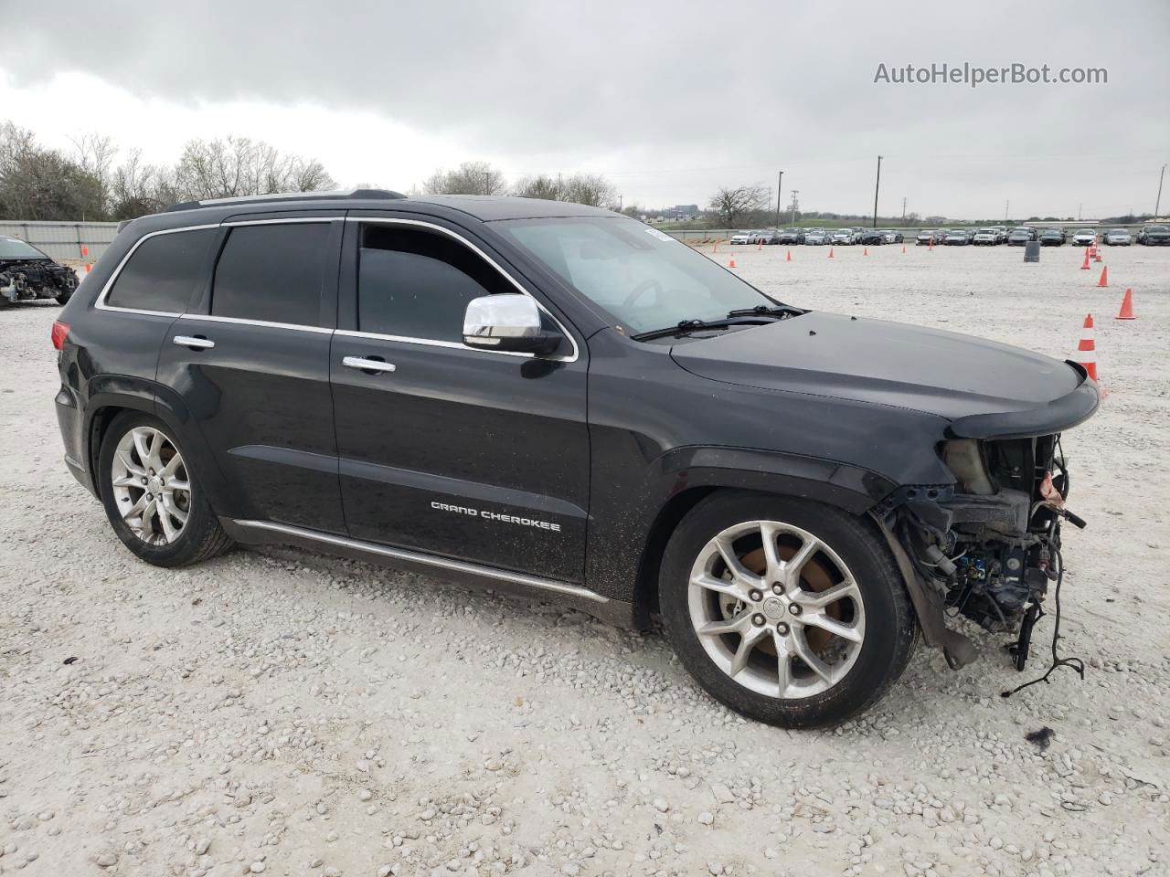 2014 Jeep Grand Cherokee Summit Черный vin: 1C4RJFJT9EC274819