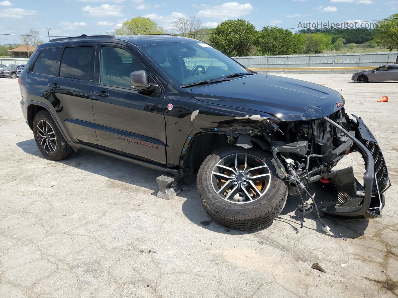 2021 Jeep Grand Cherokee Trailhawk Black vin: 1C4RJFLG0MC548424