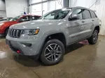 2021 Jeep Grand Cherokee Trailhawk Silver vin: 1C4RJFLG1MC590388