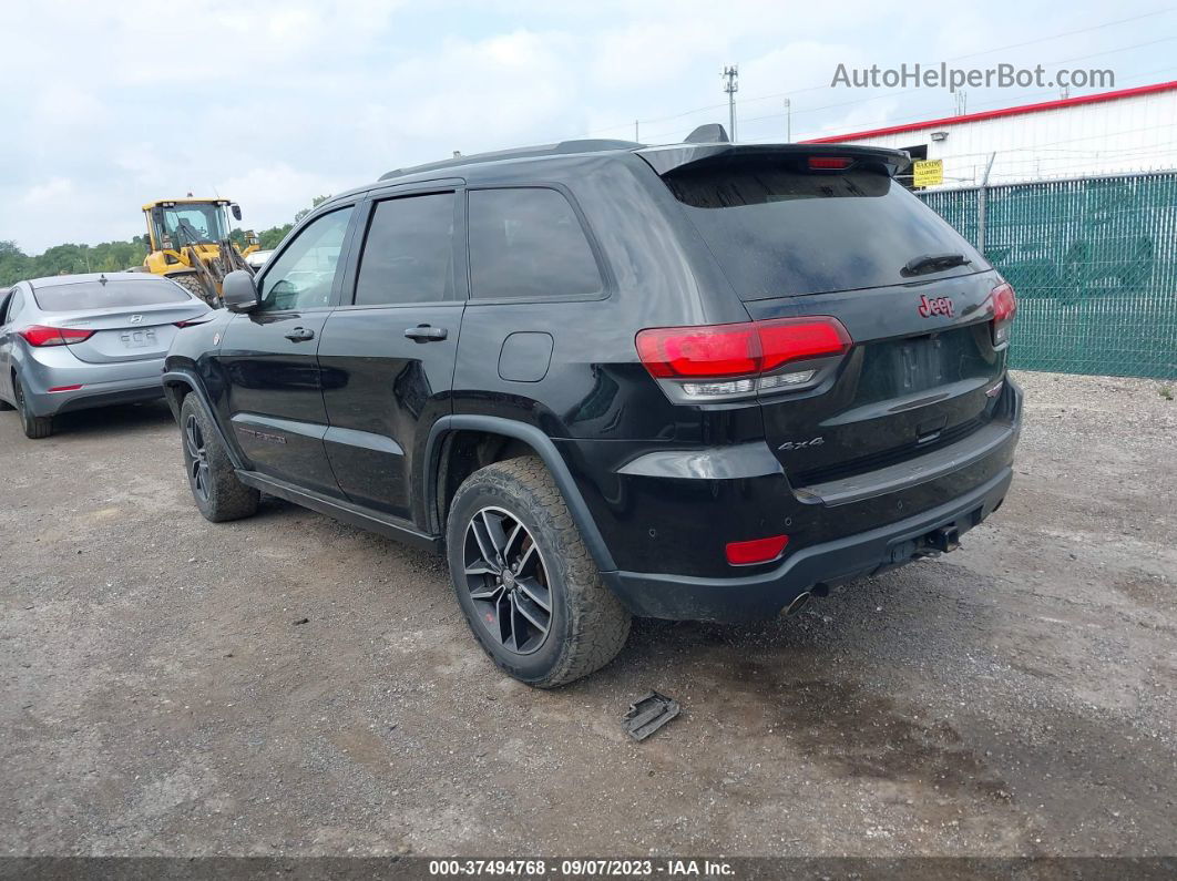 2017 Jeep Grand Cherokee Trailhawk 4x4 Black vin: 1C4RJFLG2HC631536