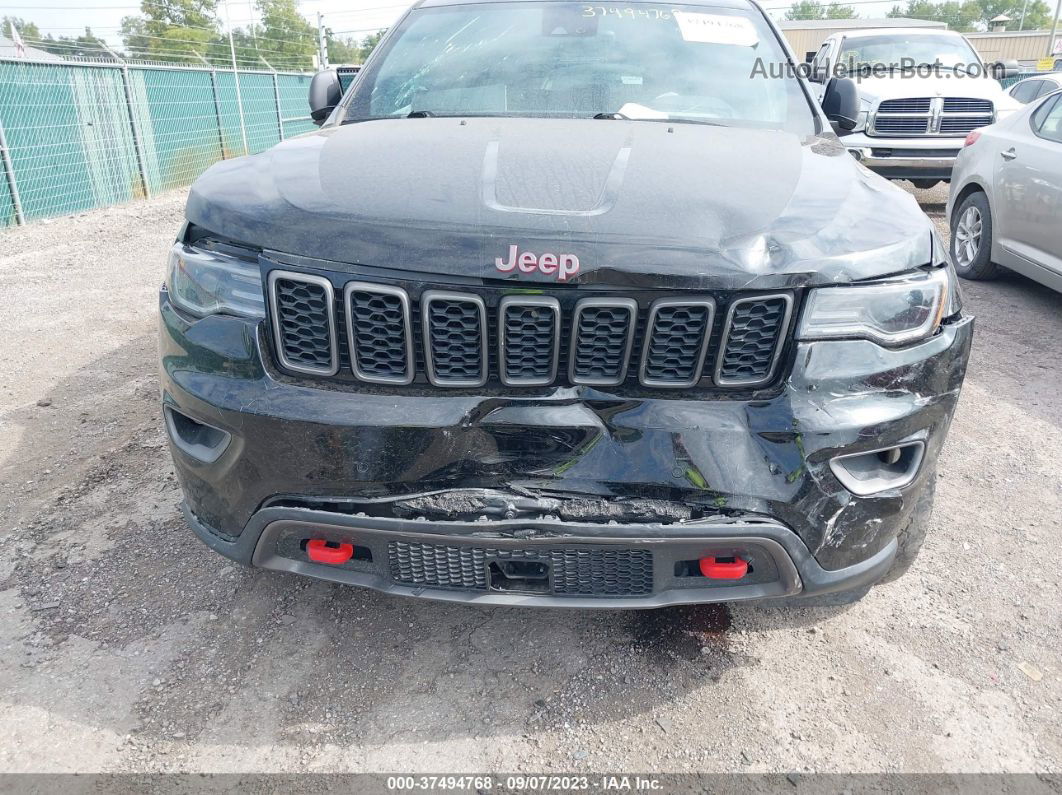 2017 Jeep Grand Cherokee Trailhawk 4x4 Black vin: 1C4RJFLG2HC631536