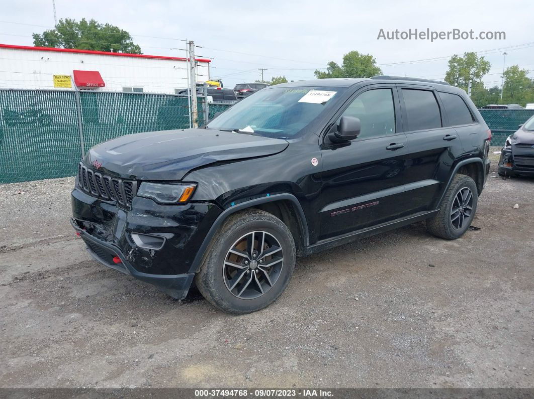 2017 Jeep Grand Cherokee Trailhawk 4x4 Black vin: 1C4RJFLG2HC631536