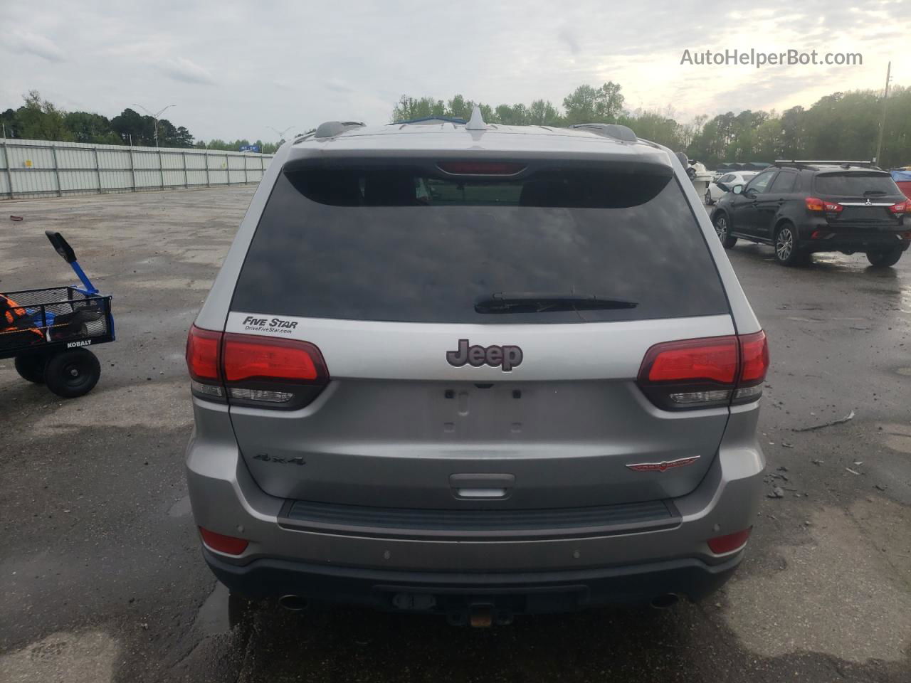 2019 Jeep Grand Cherokee Trailhawk Gray vin: 1C4RJFLG3KC695544