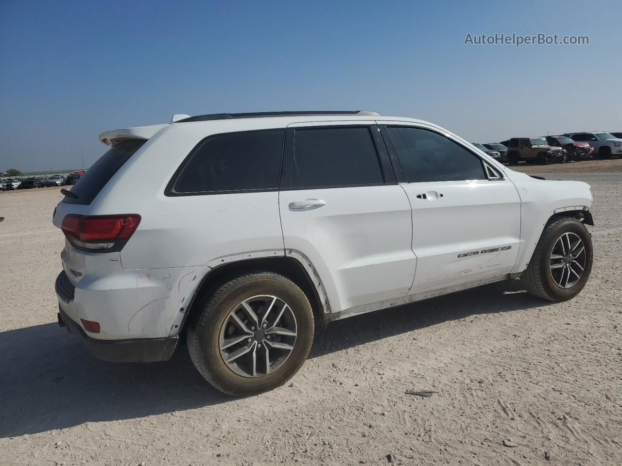 2021 Jeep Grand Cherokee Trailhawk Белый vin: 1C4RJFLG3MC665110