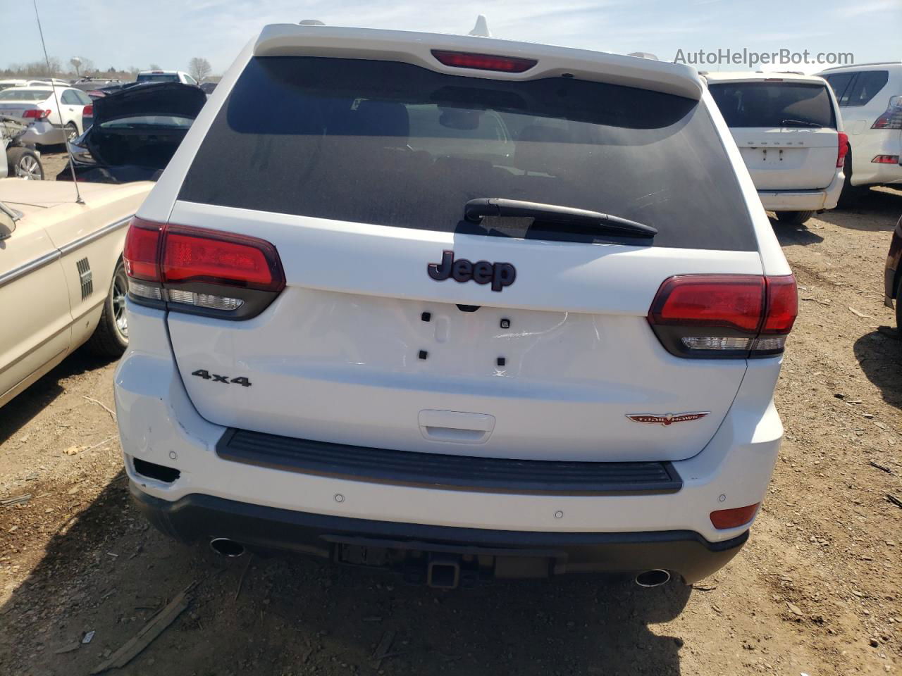 2021 Jeep Grand Cherokee Trailhawk White vin: 1C4RJFLG5MC646638