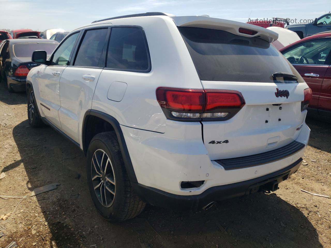 2021 Jeep Grand Cherokee Trailhawk White vin: 1C4RJFLG5MC646638