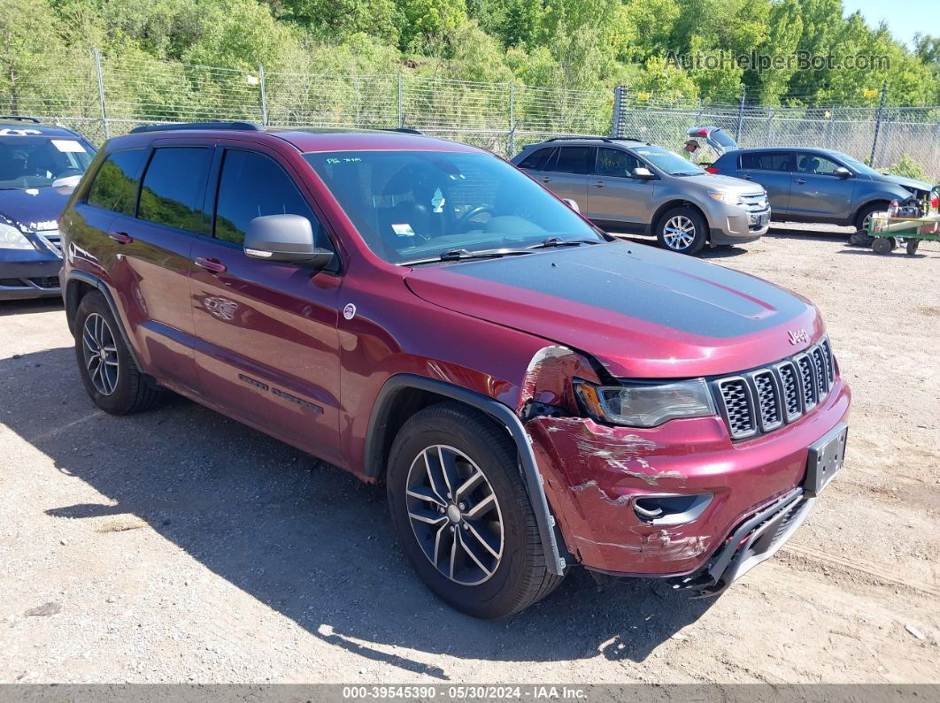 2017 Jeep Grand Cherokee Trailhawk Red vin: 1C4RJFLG6HC909354