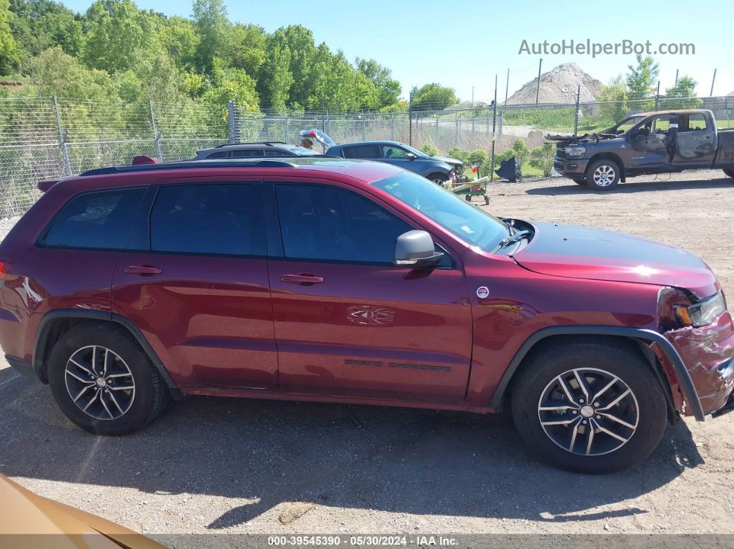 2017 Jeep Grand Cherokee Trailhawk Red vin: 1C4RJFLG6HC909354