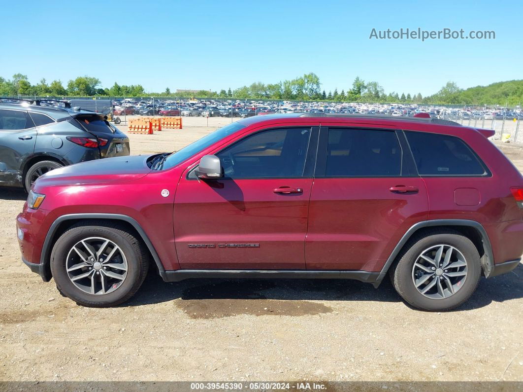 2017 Jeep Grand Cherokee Trailhawk Red vin: 1C4RJFLG6HC909354