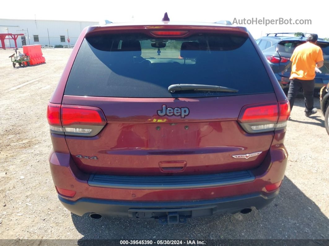 2017 Jeep Grand Cherokee Trailhawk Red vin: 1C4RJFLG6HC909354