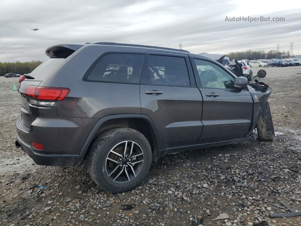 2021 Jeep Grand Cherokee Trailhawk Серый vin: 1C4RJFLG6MC646096