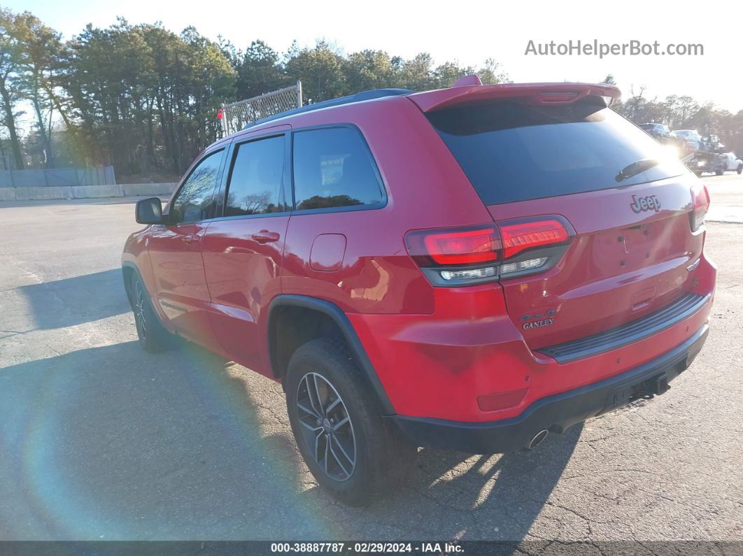 2017 Jeep Grand Cherokee Trailhawk 4x4 Red vin: 1C4RJFLG7HC614165