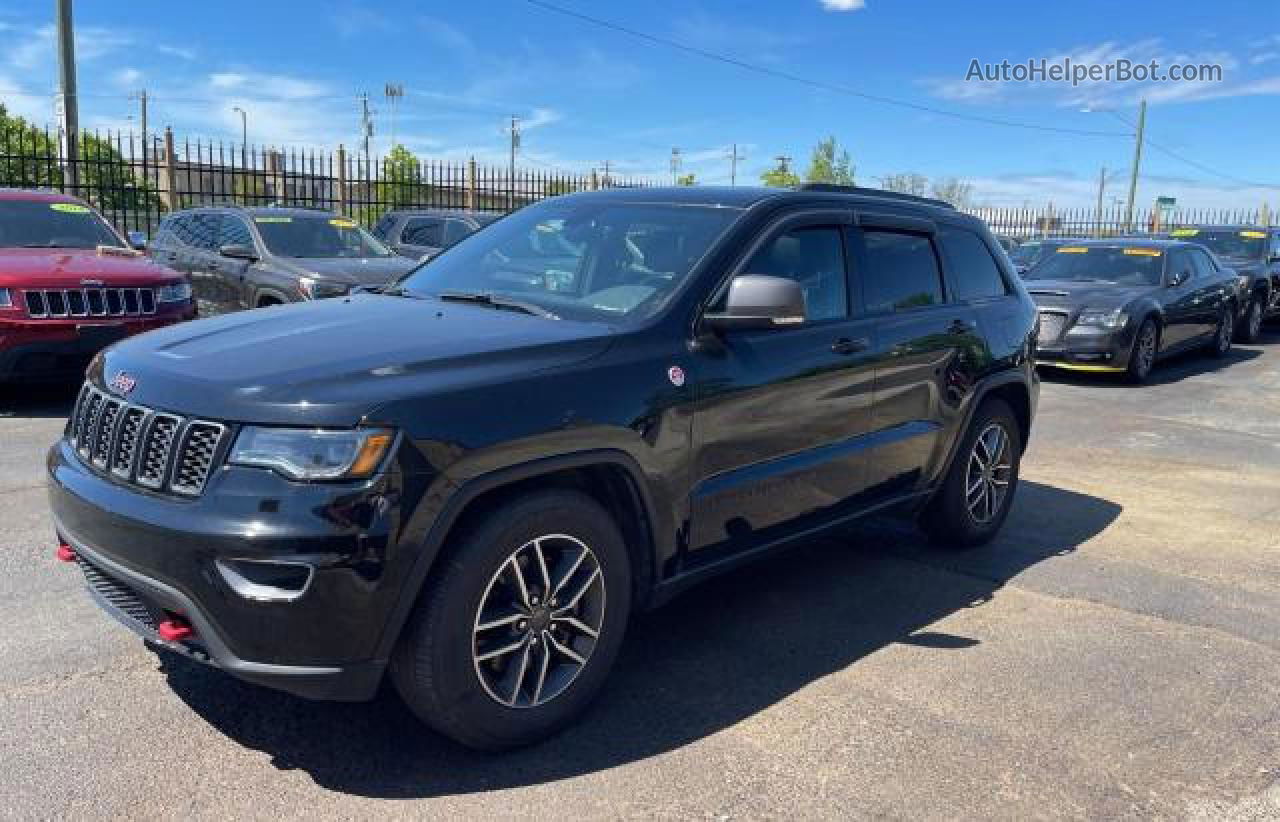 2021 Jeep Grand Cherokee Trailhawk Black vin: 1C4RJFLGXMC647266