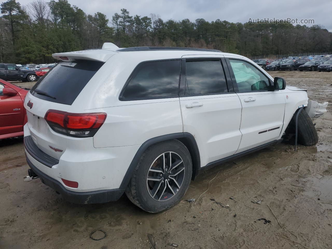 2019 Jeep Grand Cherokee Trailhawk Белый vin: 1C4RJFLT4KC849658