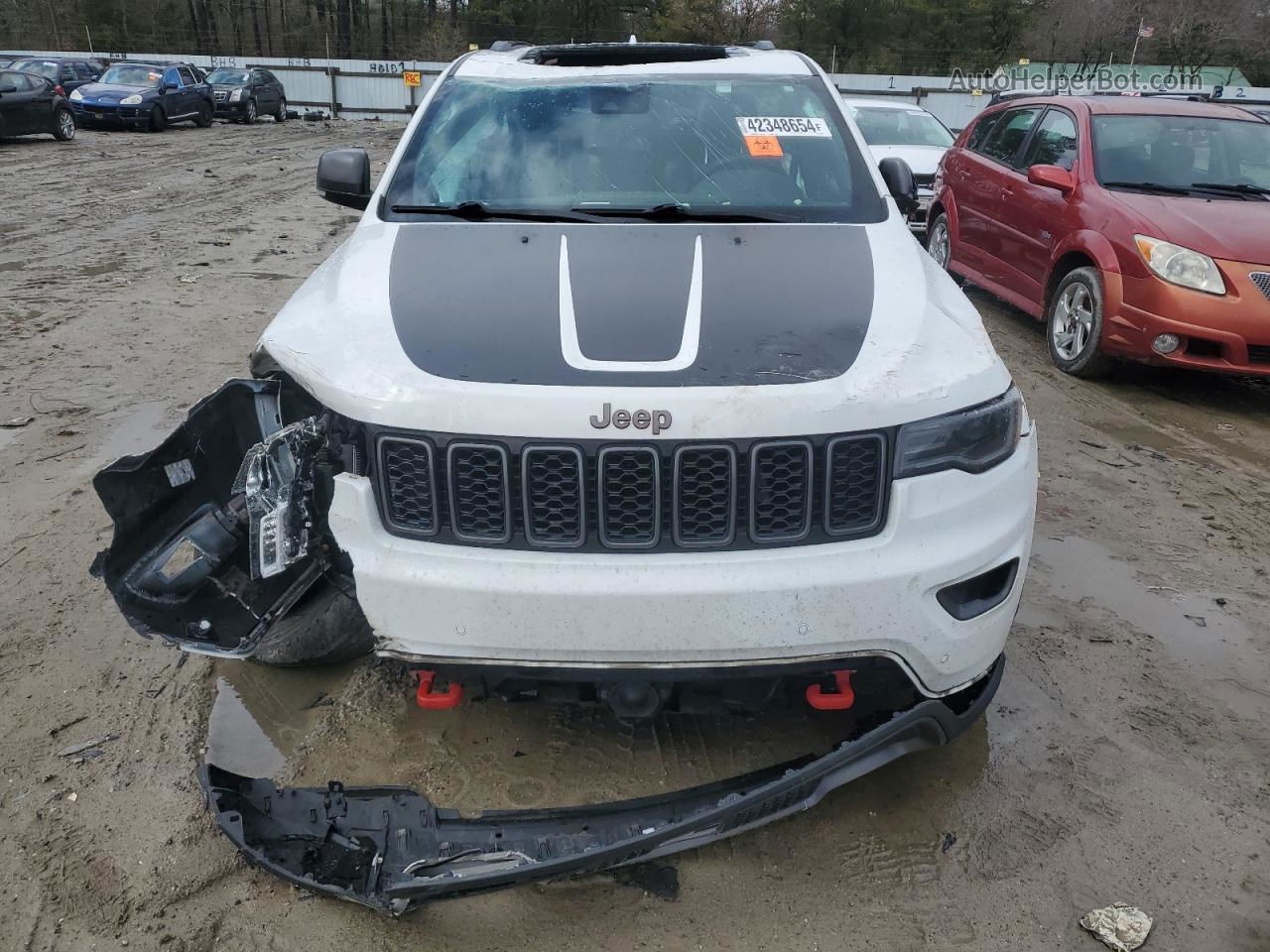 2019 Jeep Grand Cherokee Trailhawk Белый vin: 1C4RJFLT4KC849658