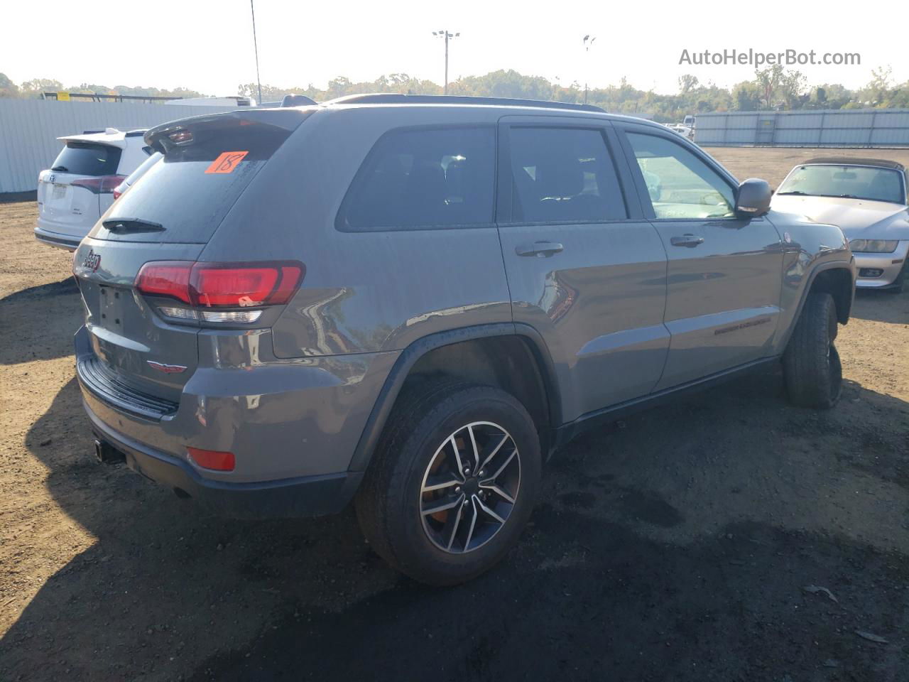 2021 Jeep Grand Cherokee Trailhawk Gray vin: 1C4RJFLT5MC638679