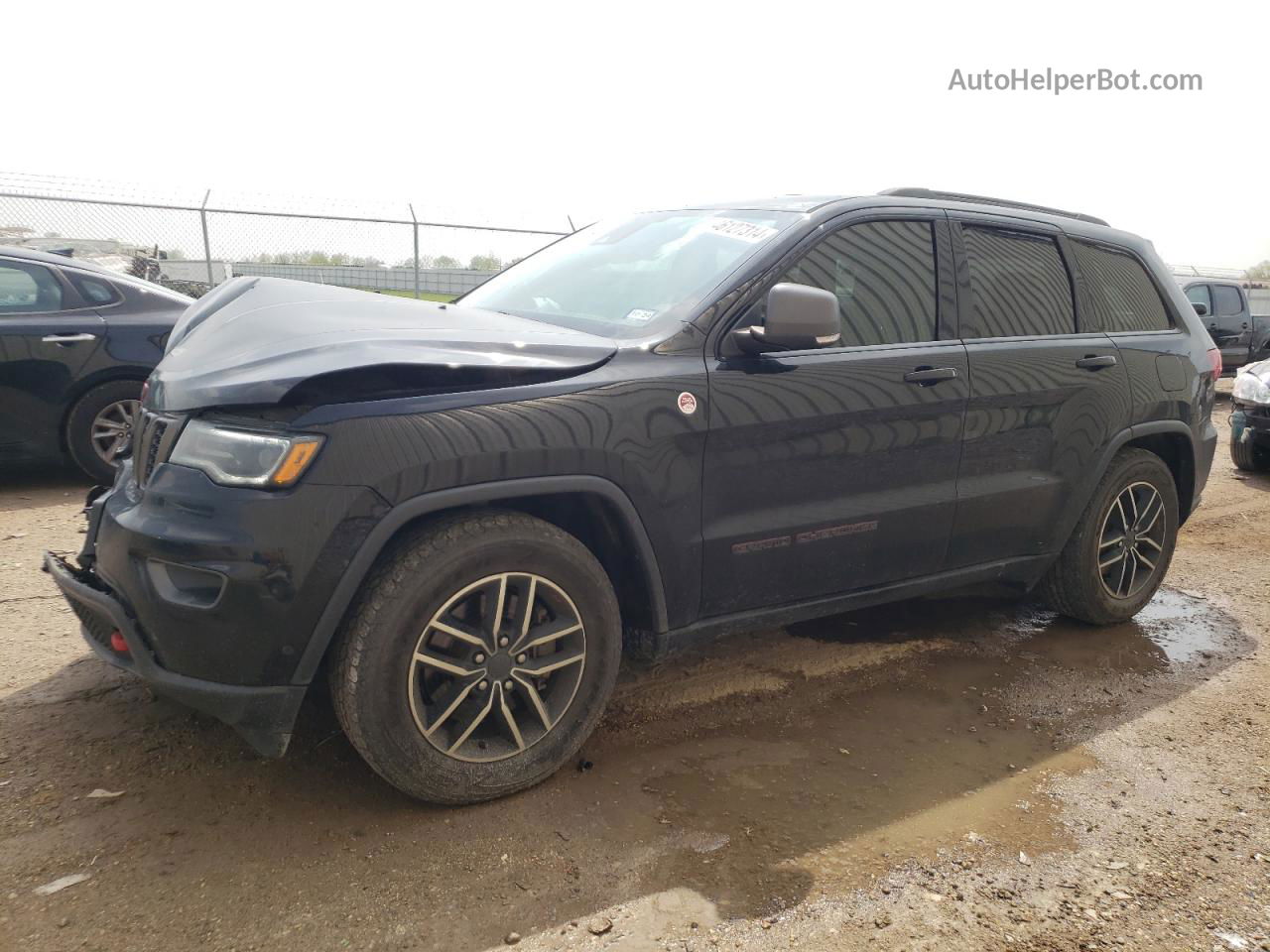 2019 Jeep Grand Cherokee Trailhawk Black vin: 1C4RJFLT8KC695407