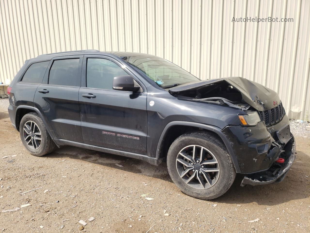 2019 Jeep Grand Cherokee Trailhawk Black vin: 1C4RJFLT8KC695407