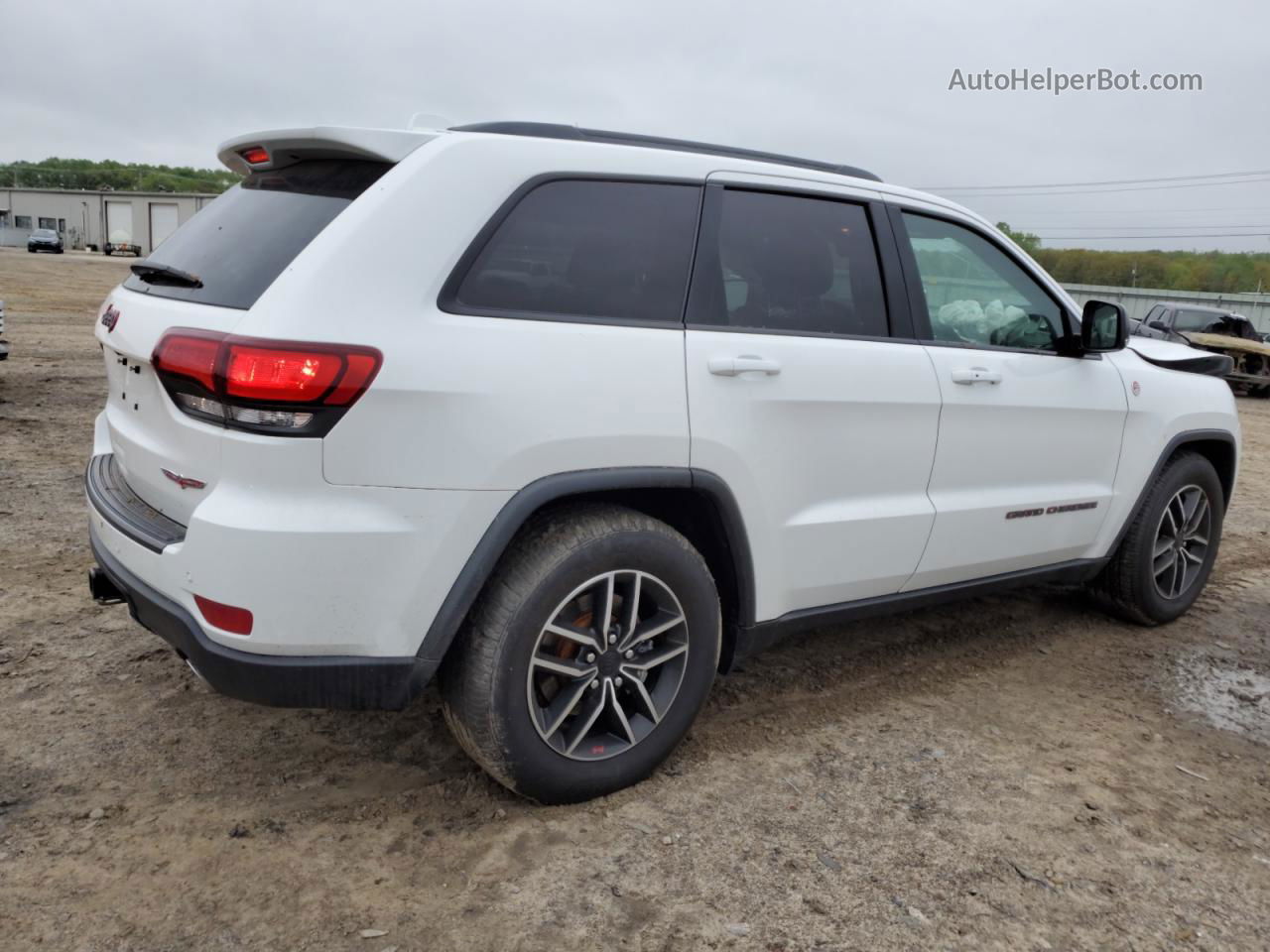 2021 Jeep Grand Cherokee Trailhawk White vin: 1C4RJFLT9MC647207