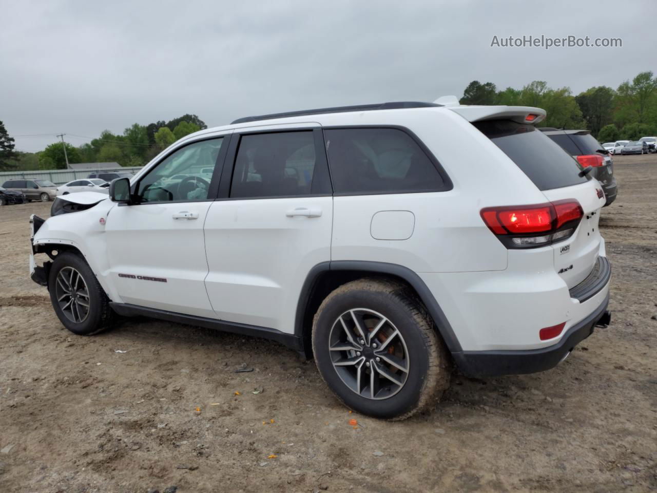 2021 Jeep Grand Cherokee Trailhawk White vin: 1C4RJFLT9MC647207