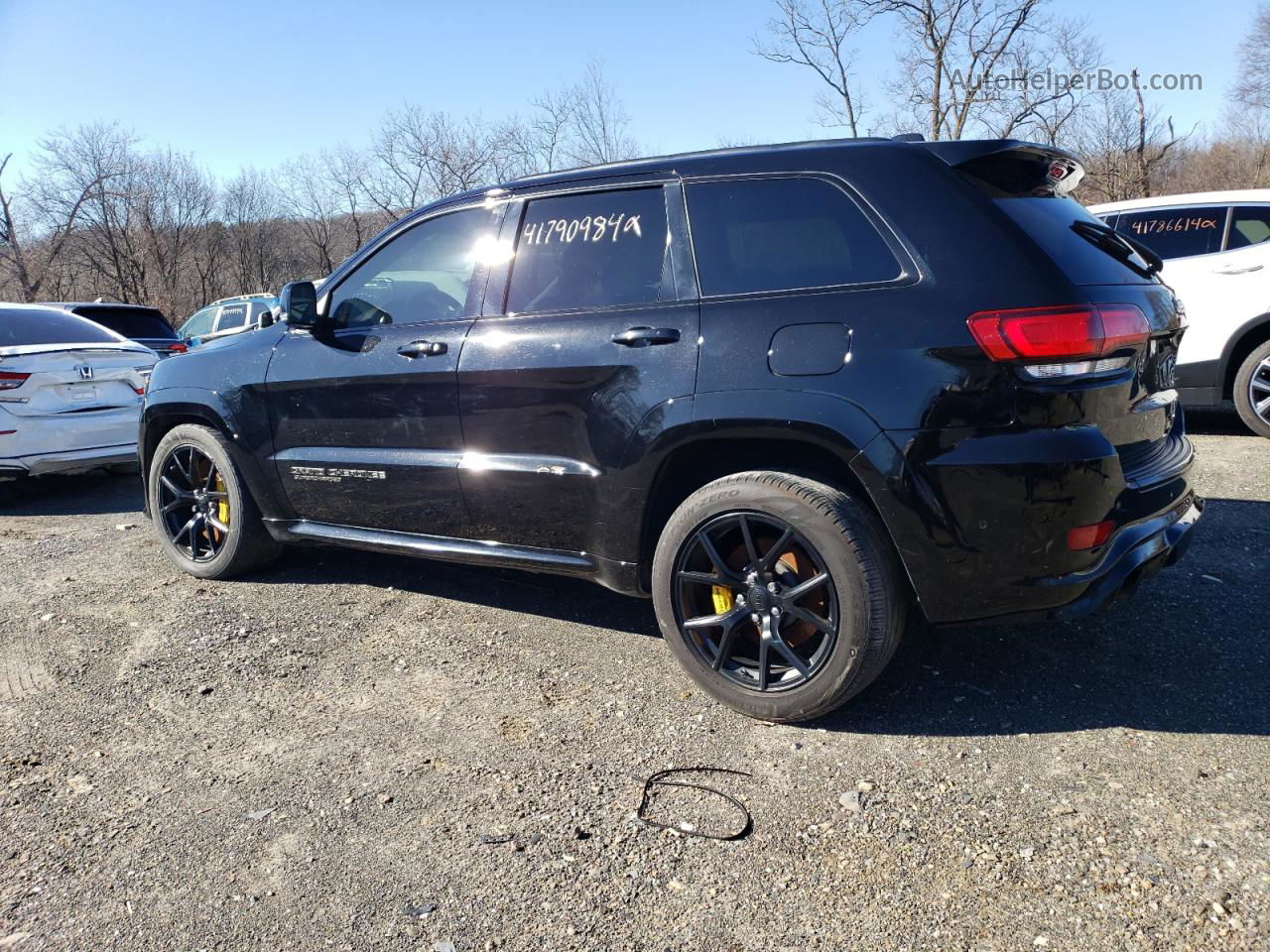 2021 Jeep Grand Cherokee Trackhawk Черный vin: 1C4RJFN90MC817388