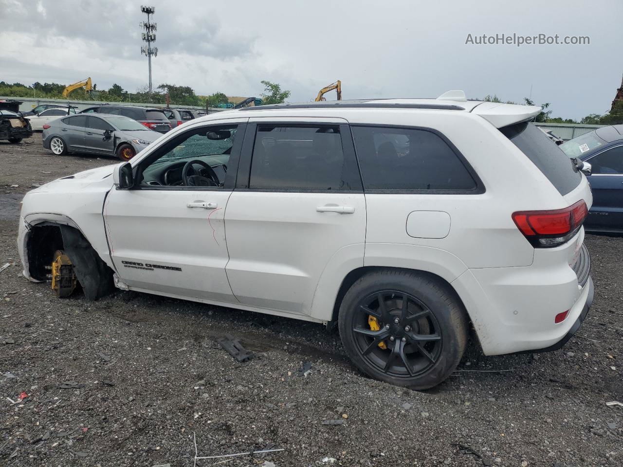 2021 Jeep Grand Cherokee Trackhawk White vin: 1C4RJFN95MC818598