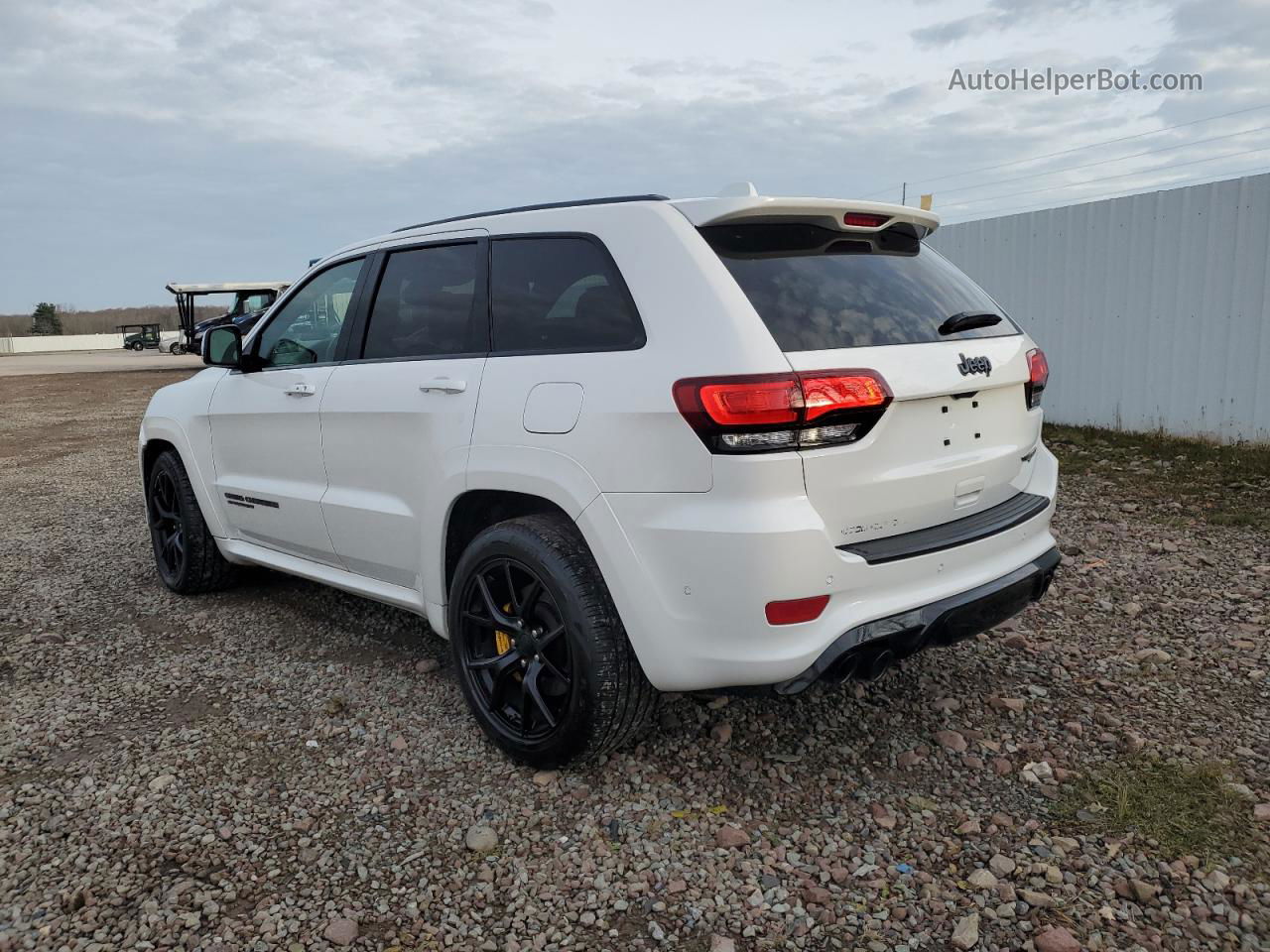 2021 Jeep Grand Cherokee Trackhawk White vin: 1C4RJFN95MC818598