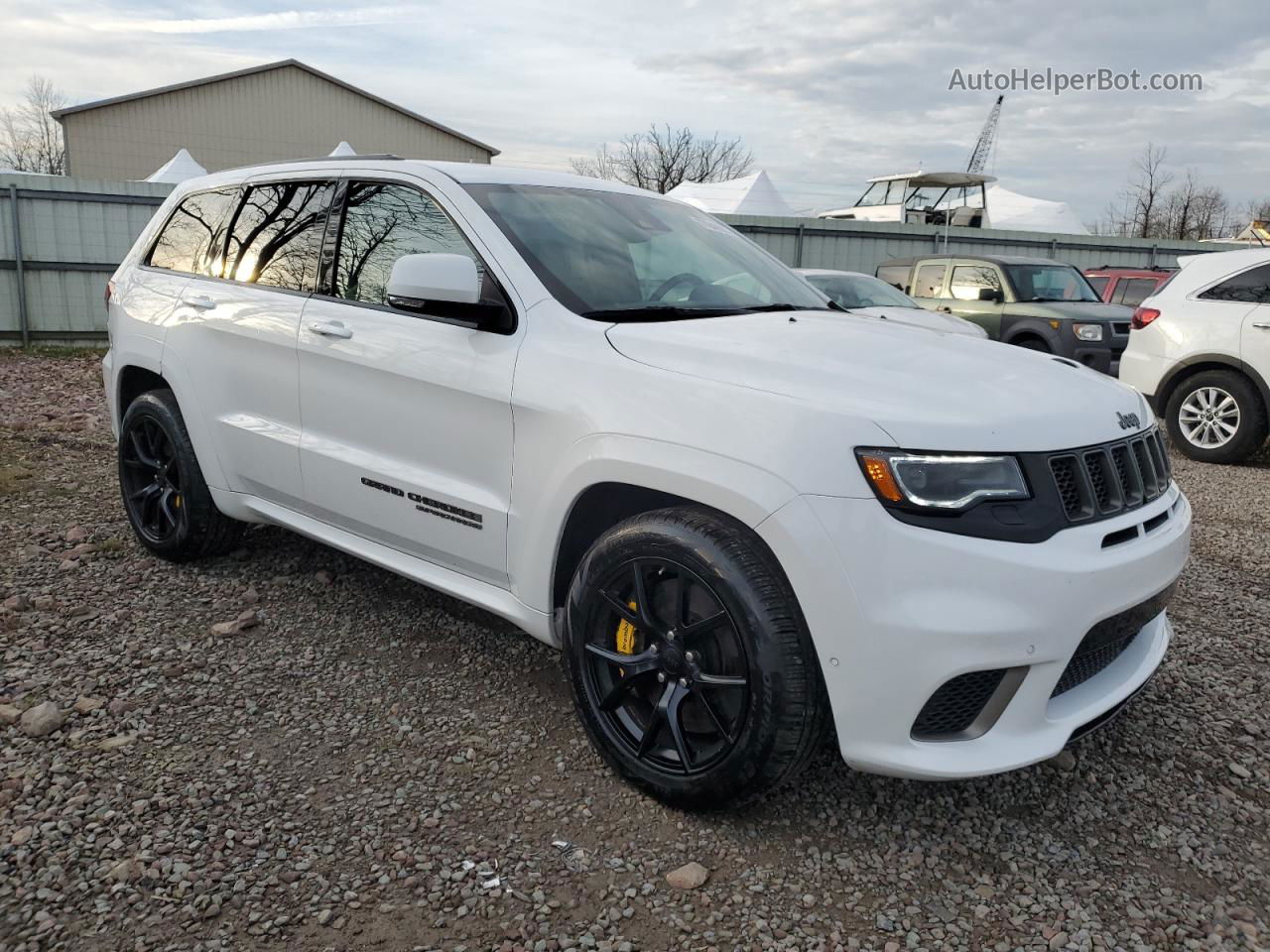 2021 Jeep Grand Cherokee Trackhawk White vin: 1C4RJFN95MC818598