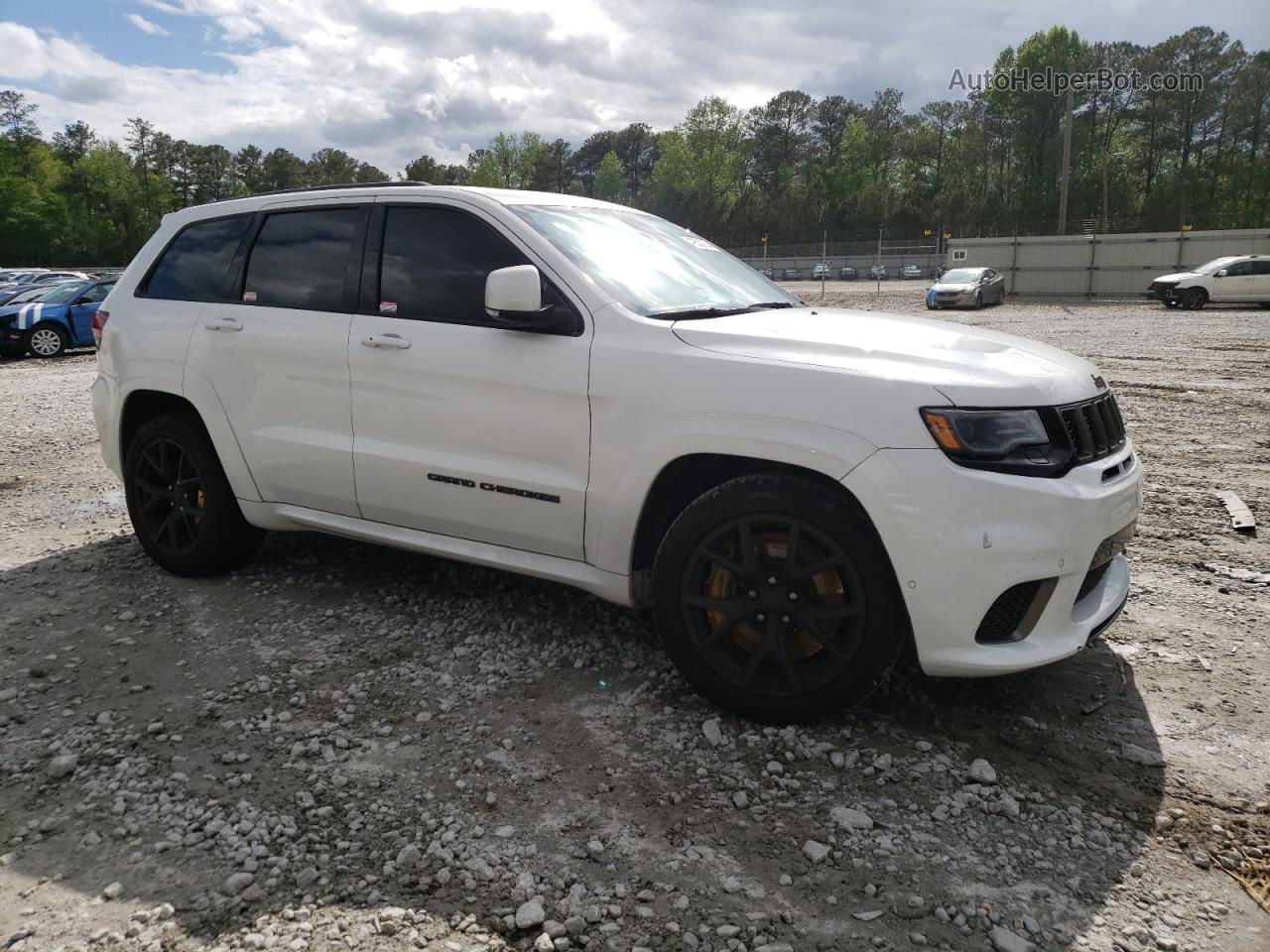 2019 Jeep Grand Cherokee Trackhawk White vin: 1C4RJFN98KC577150