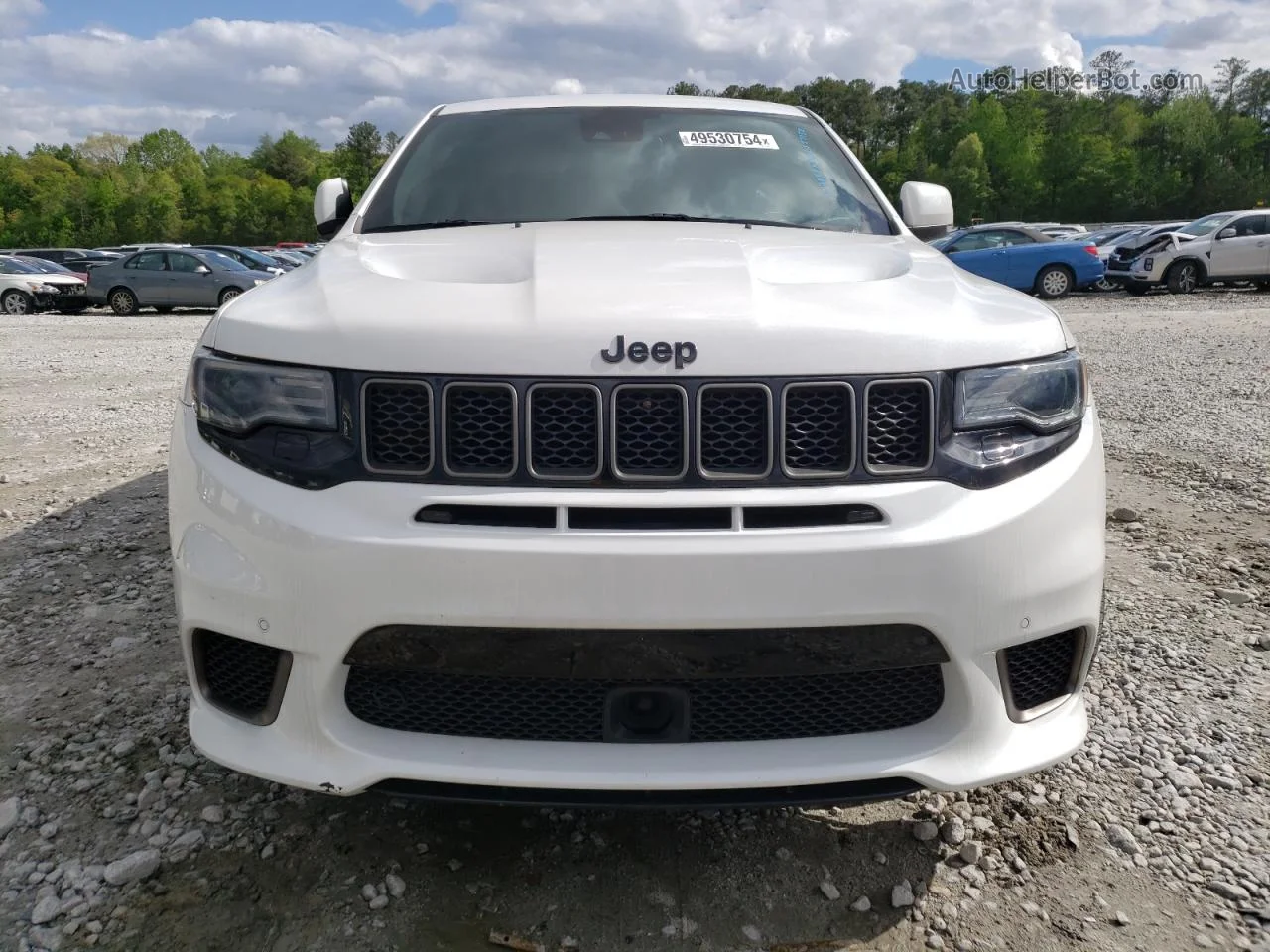 2019 Jeep Grand Cherokee Trackhawk White vin: 1C4RJFN98KC577150