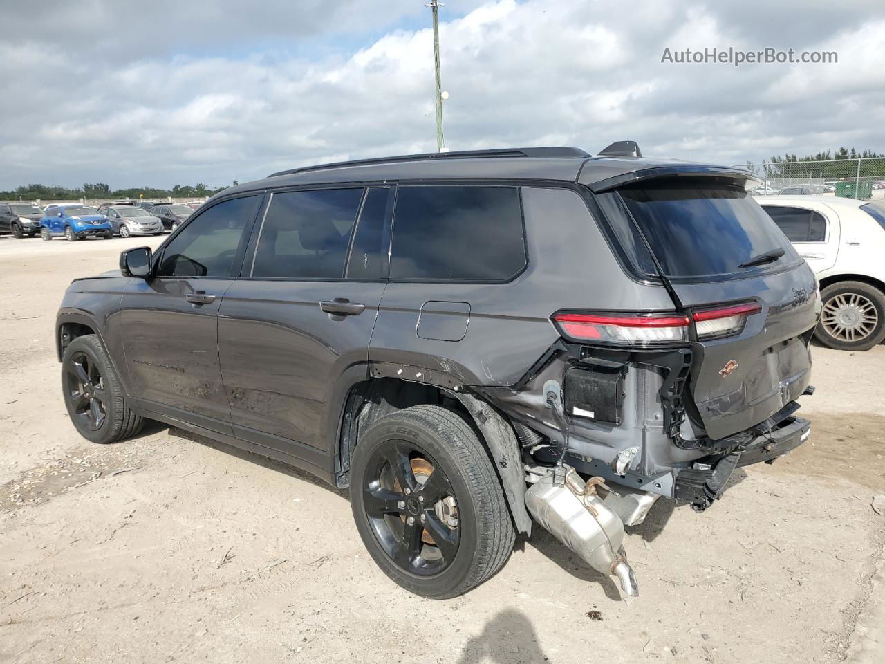 2021 Jeep Grand Cherokee L Laredo Black vin: 1C4RJJAG5M8160663