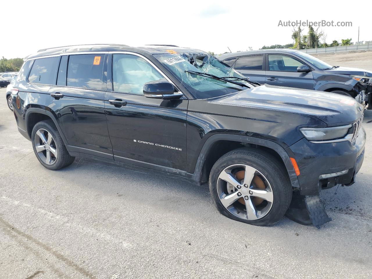 2021 Jeep Grand Cherokee L Limited Black vin: 1C4RJJBG0M8135992