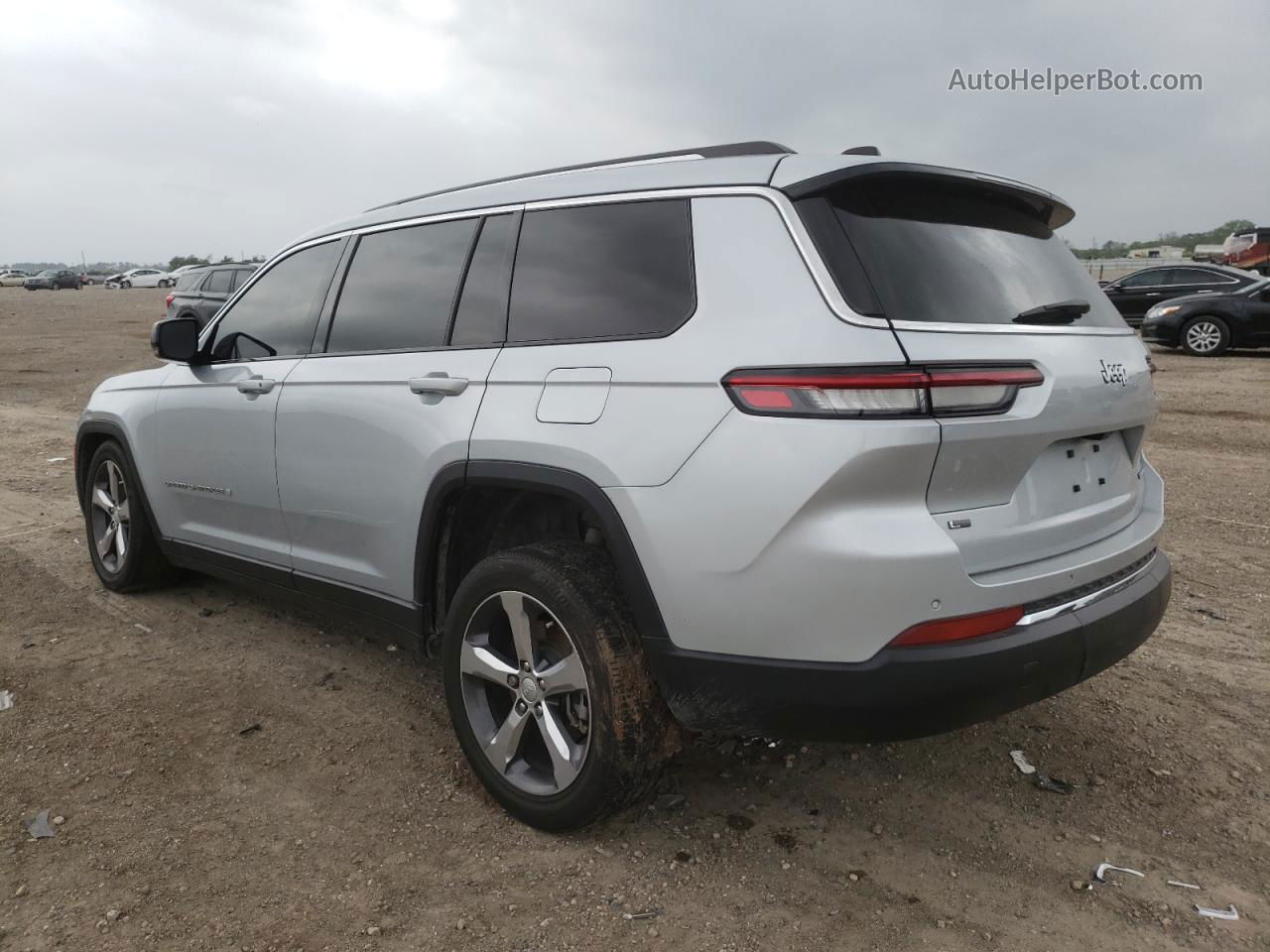 2021 Jeep Grand Cherokee L Limited Silver vin: 1C4RJJBG7M8191847