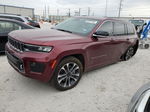 2021 Jeep Grand Cherokee L Overland Burgundy vin: 1C4RJJDG3M8152539